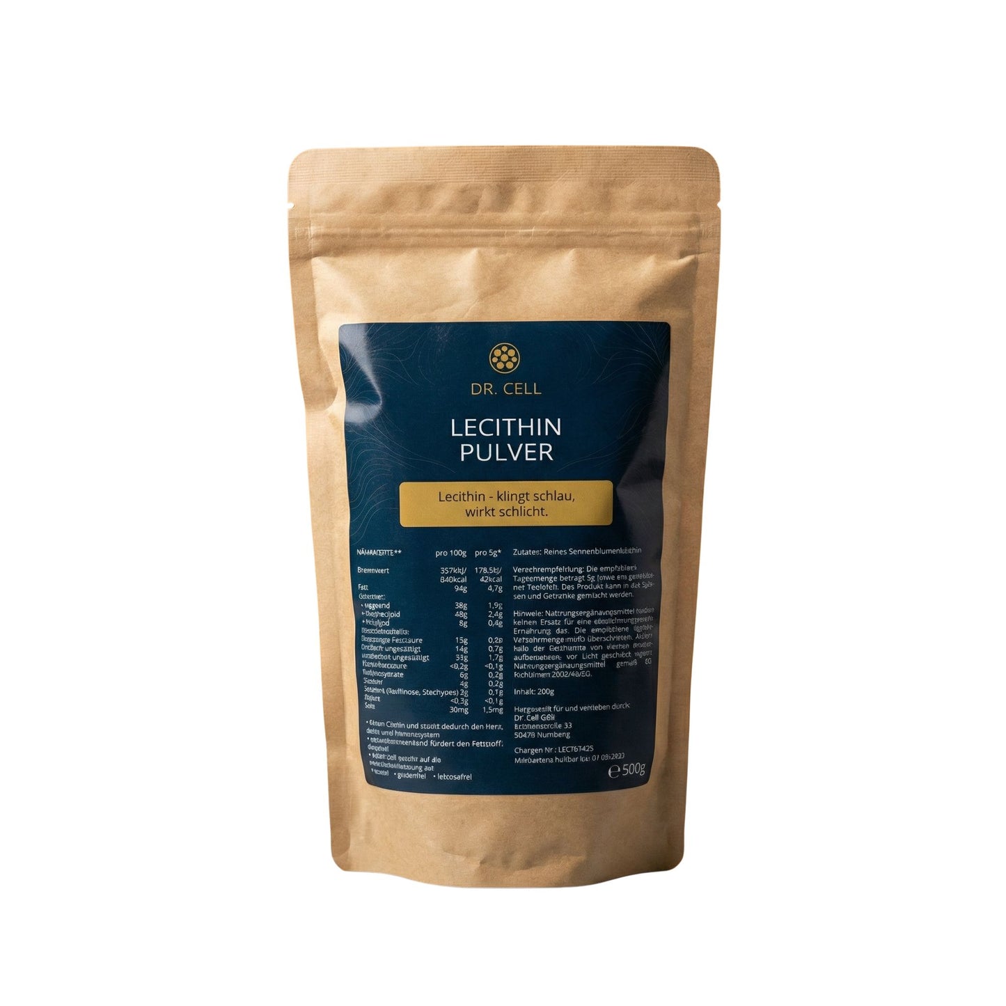 Lecithin Pulver 500g